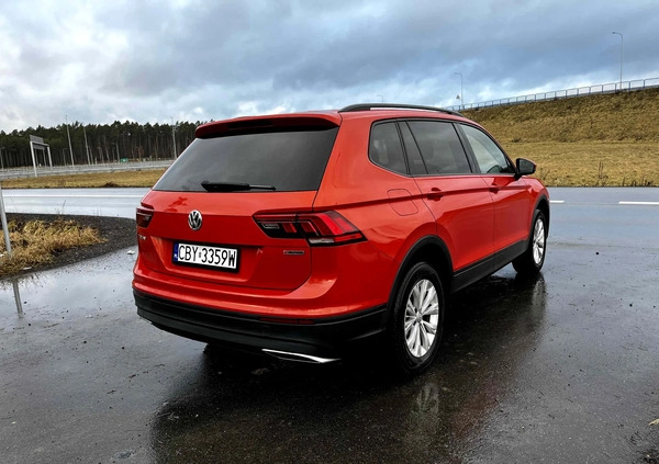Volkswagen Tiguan Allspace cena 79000 przebieg: 68000, rok produkcji 2019 z Bydgoszcz małe 92